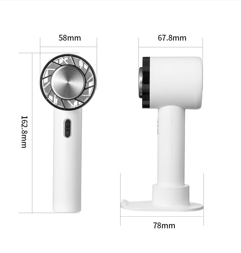 (🔥Early Mother's Day Sale- SAVE 48% OFF) -🔥-Smart Cold Compress Hand Held Fan Rechargeable Mini Portable Personal Fan